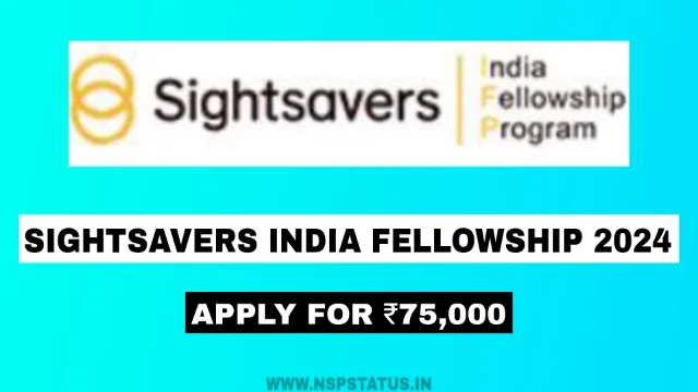 Sightsavers India Fellowship 2024