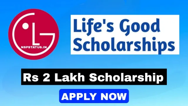 LIFE’S GOOD’ Scholarship 2024